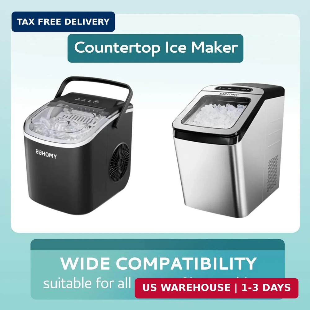 EUHOMY Ice Maker Cleaner & Descaler | 4 Use & Individually Packed | Ice Machine