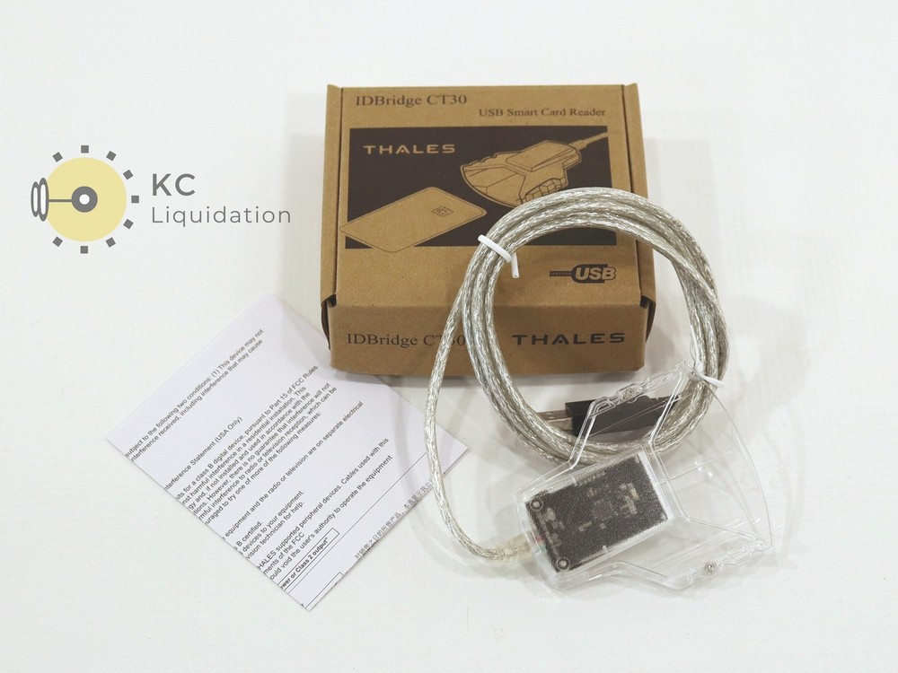 Thales IDBridge CT30 USB Smart Card Reader