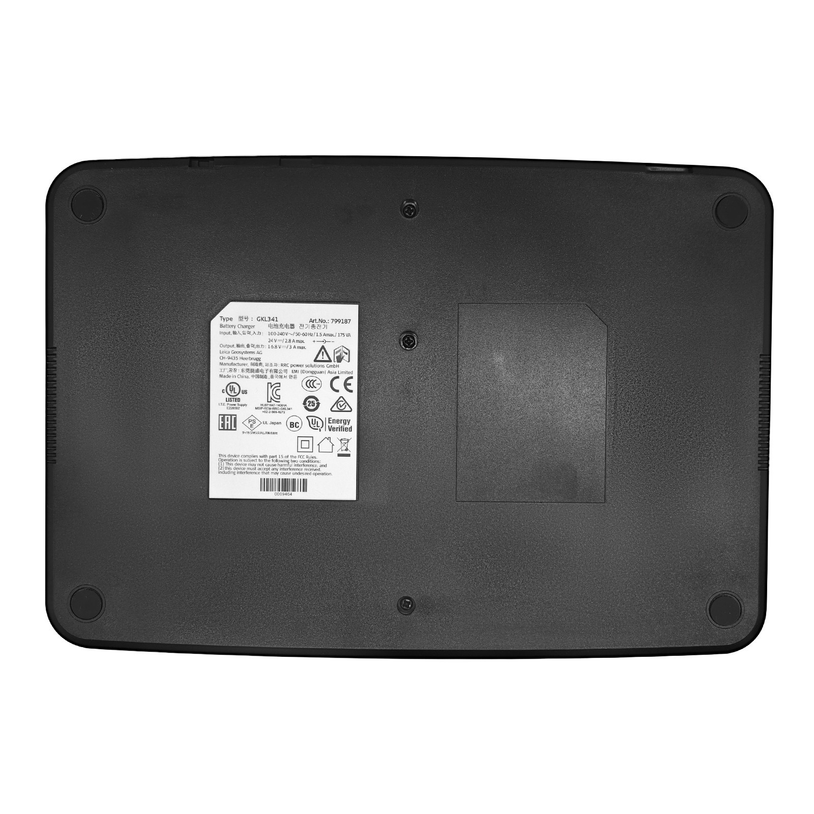 Leica GKL341 Professional 5000 Multibay Battery Charger Total Station PN 799187