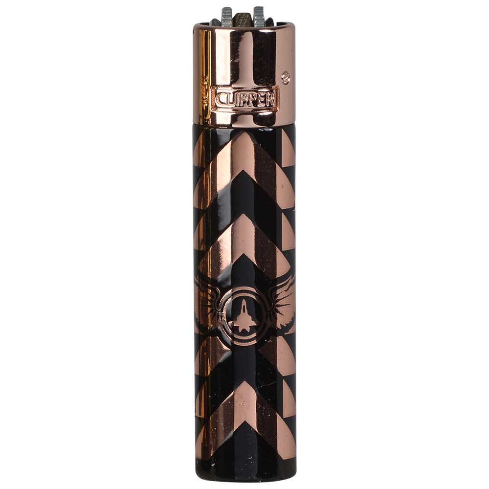 Clipper Metal Lighter - Refillable, Includes Case. Pilot Soul Butane Lighters