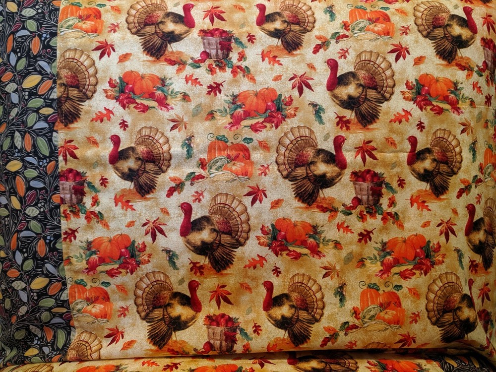 Turkey pattern 100% new Cotton handmade Pillowcase one pair