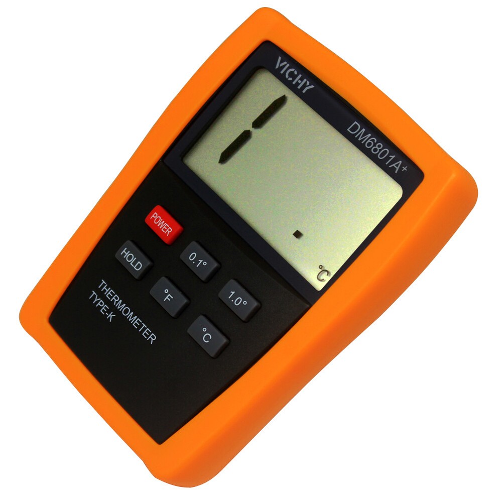 DM6801A One channel Large THERMOMETER High resolution stability