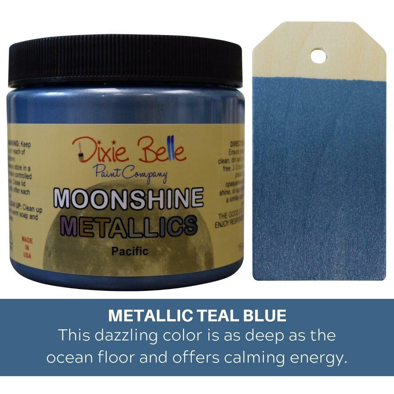 Dixie Belle Moonshine Metallic Paint 4 oz 16 oz FREE shipping over $35