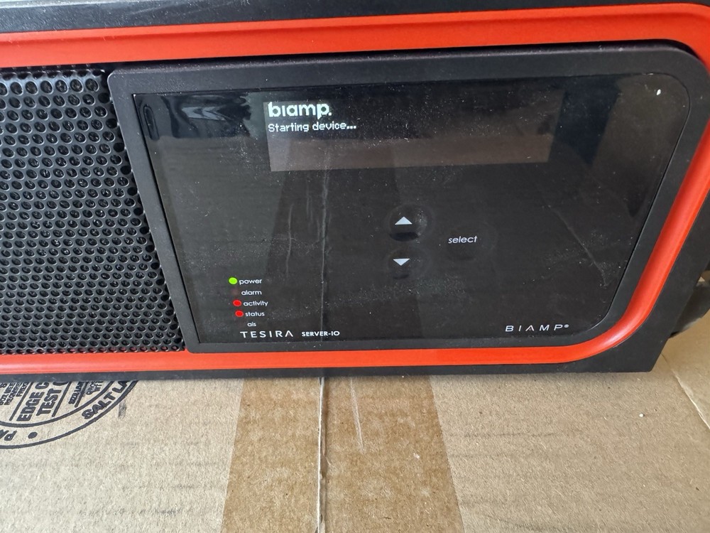 BIAMP TESIRA SERVER-IO Digital Audio Server Network