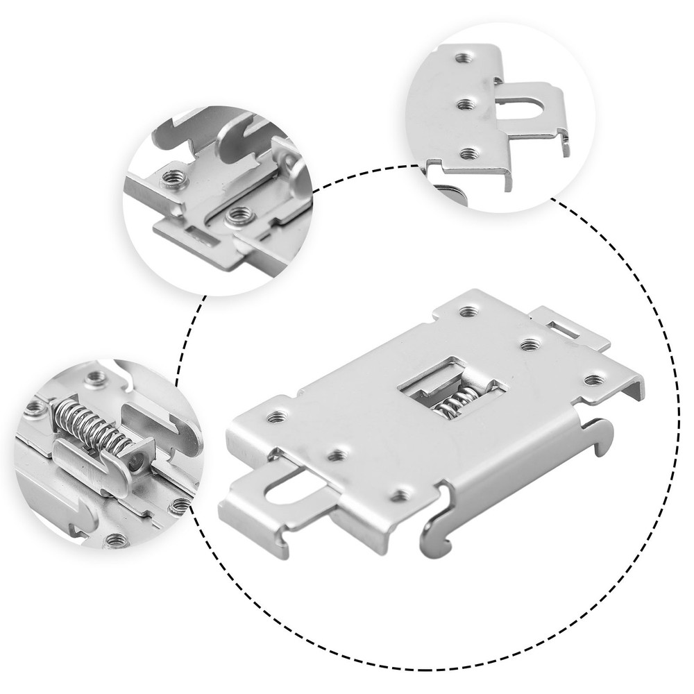 DIN 35mm Solid State Relay Mounting Bracket Fixed Power Switch Guide Rail Buckle