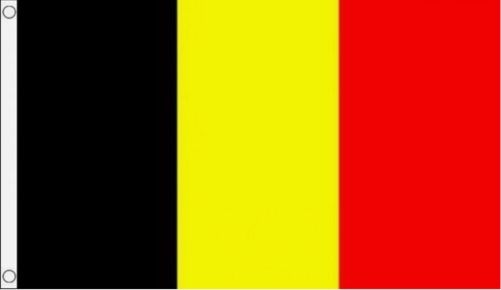 BELGIUM FLAG 5' X 3' Belgian Flags