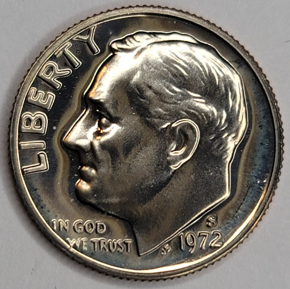 1972 S Gem Proof Roosevelt Dime