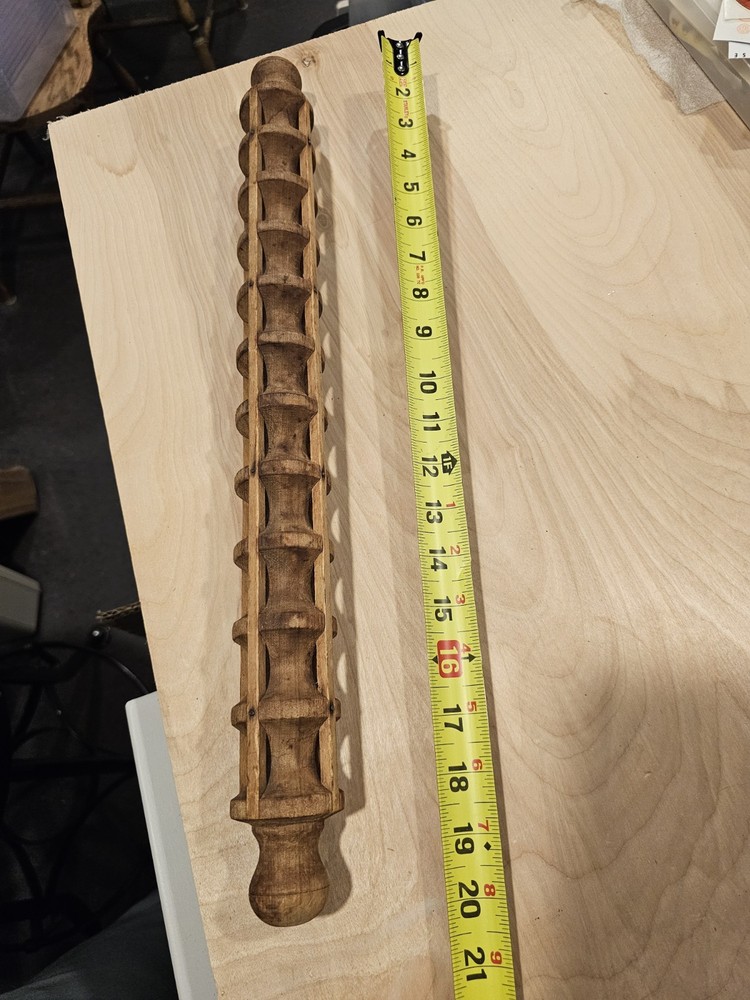 Antique Ravioli Pasta Rolling Pin