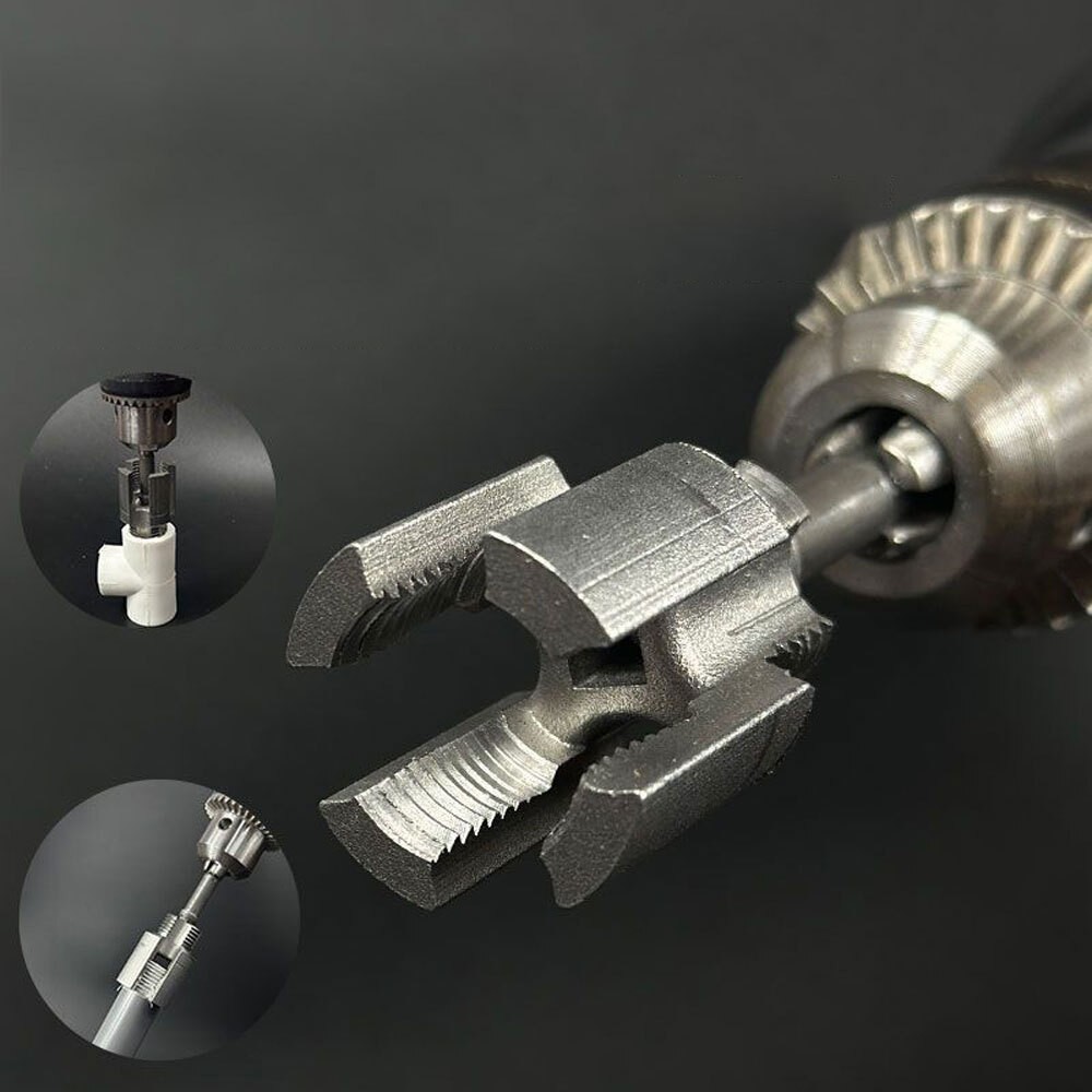 2X Integrated Internal & External Pipe Threading-Tool, PVC Pipe Threader Kit US.