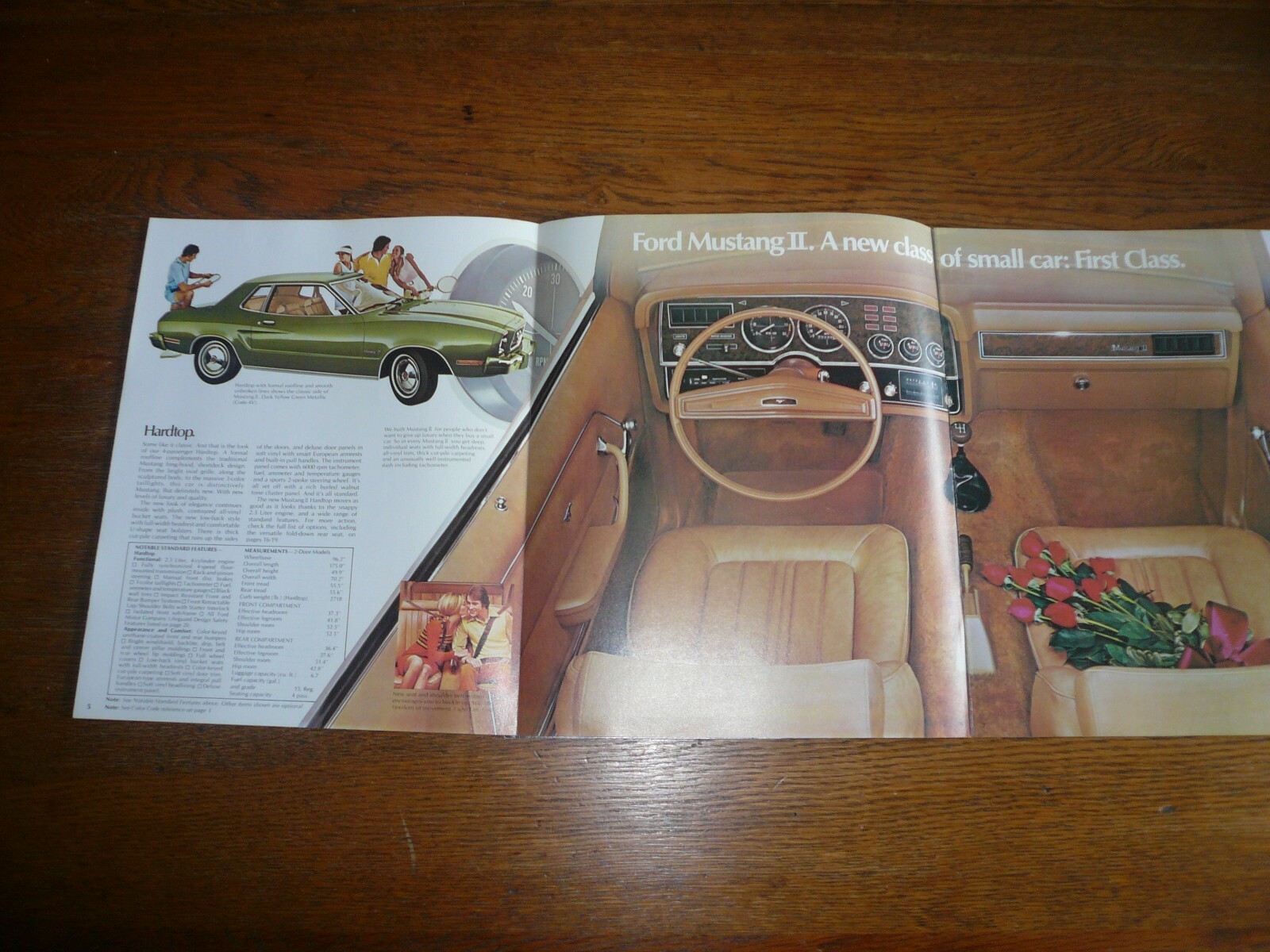 1974 Ford Mustang Sales Brochure- Vintage