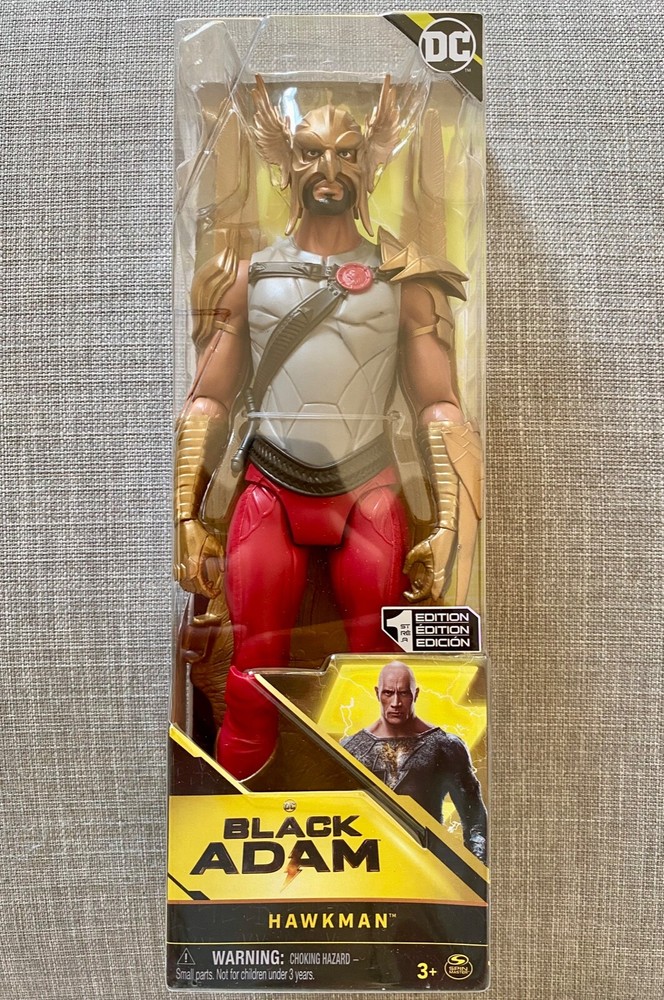 DC Comics (Black Adam) - HAWKMAN - 12" Inch Action Figure (1st Edition)  NEW