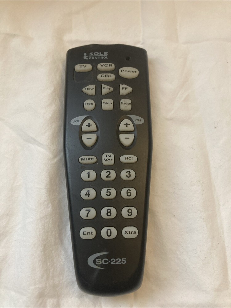 Sole Control Universal Remote Control Black Model SC-225