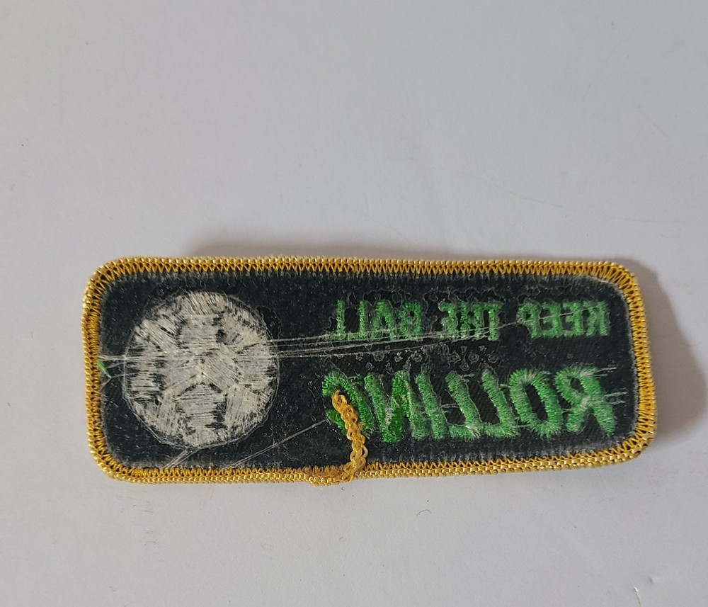 Keep The Ball Rolling Soccer Patch 1.5"X4"