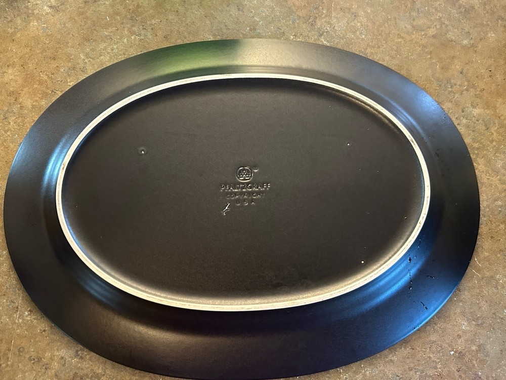 Pfaltzgraff Midnight Sun Stoneware Oval Serving Platter
