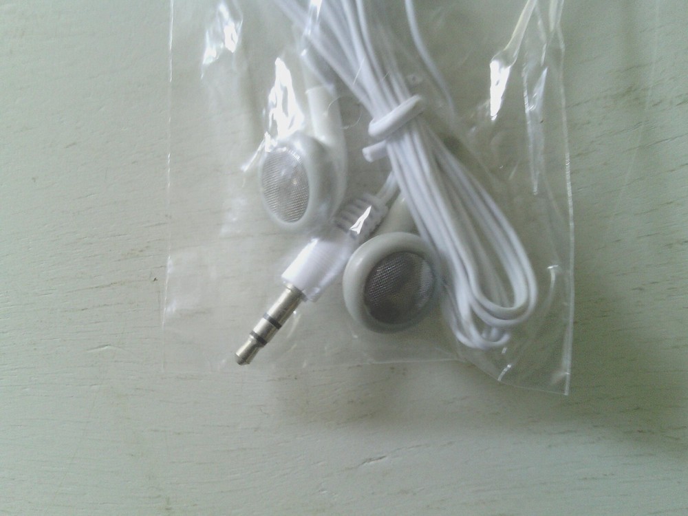 AMAN Mobile Device Audio EARBUD {White}
