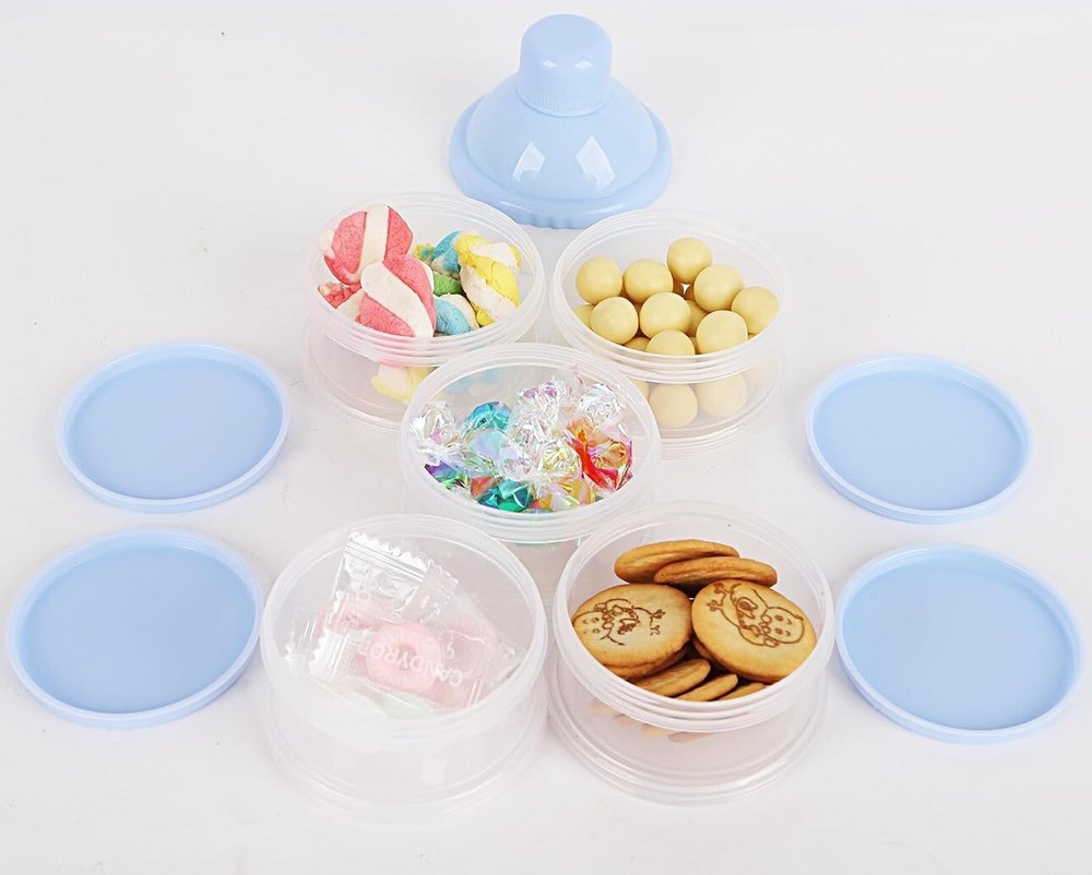 4 layer Portable Formula/ Snacks Dispenser Bpa free