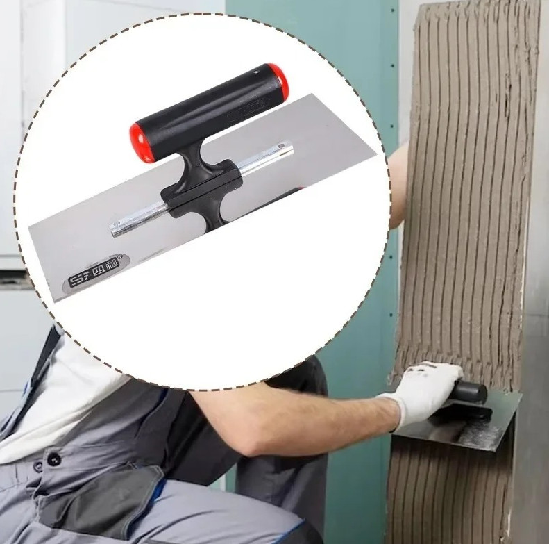 1pc Stainless Steel Plastering Trowel Cement Drywall Scraping Finishing Tool