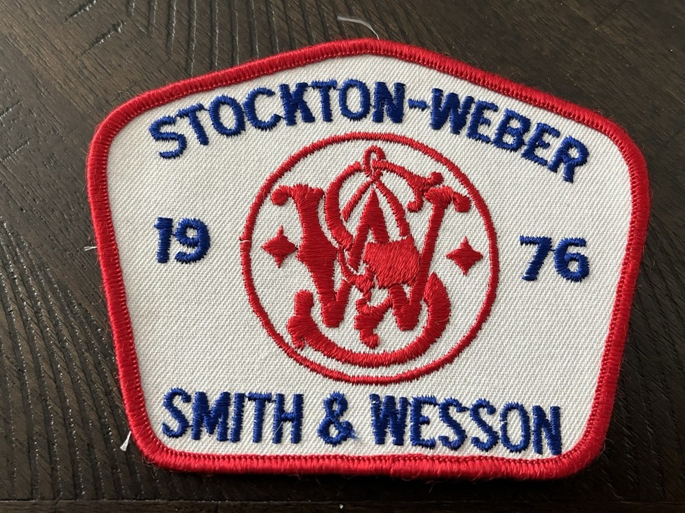 1976 SMITH & WESSON STOCKTON - WEBER PATCH