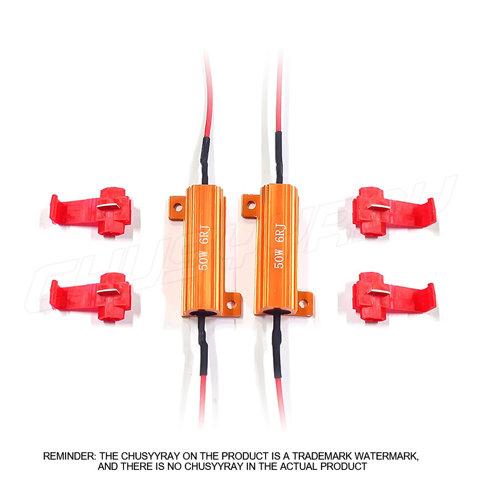 2pc Motorcycle LED Turn Signal Indicator Load Resistor Flash Blinker FIX Error