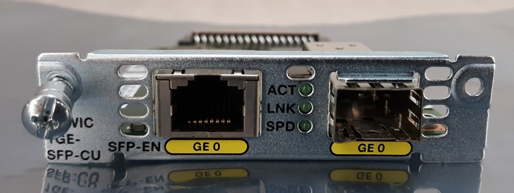 Cisco EHWIC-1GE-SFP-CU WAN Interface Card