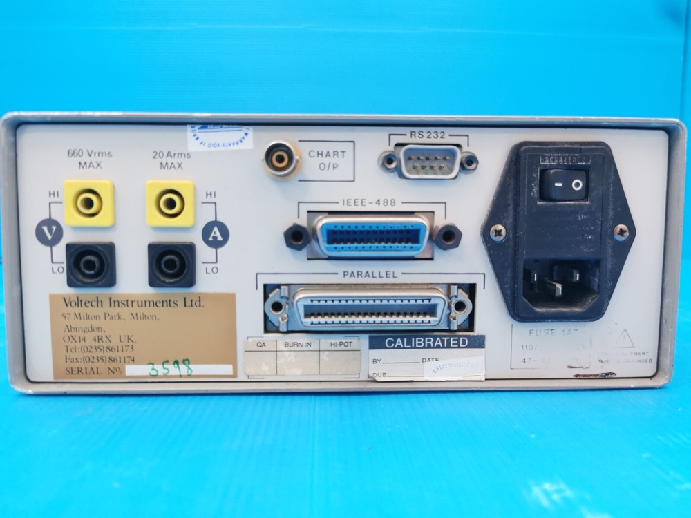 Voltech PM1200 AC Power Analyzer