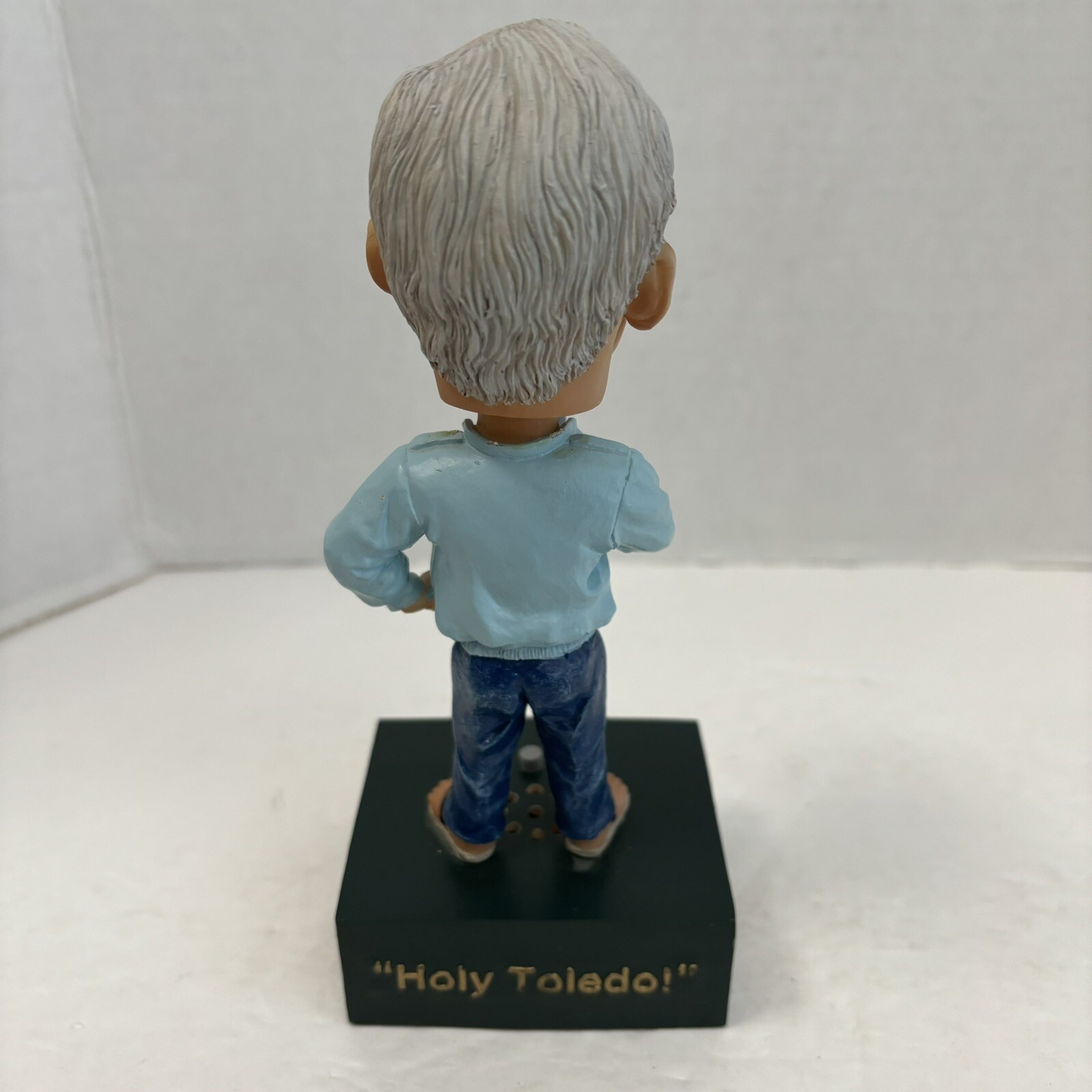 Oakland A's Broadcaster Bill King MLB Talking Bobblehead Nodder Baseball