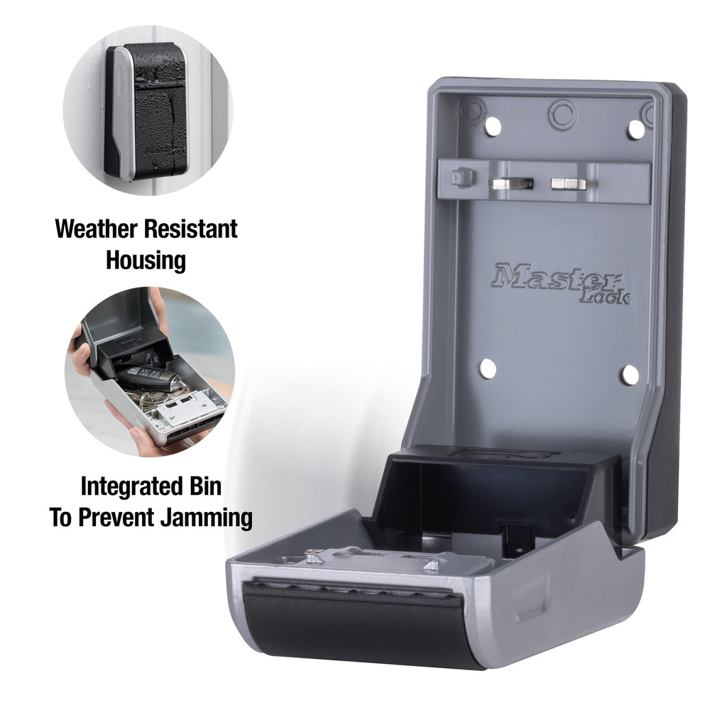 Master Lock 5481EC High Capacity Wall Mount Key Lock Box, Combination Dial