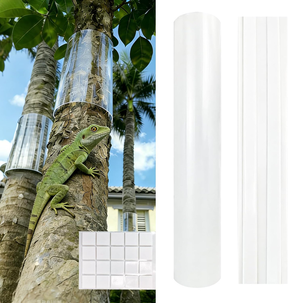 Iguana Tree Wrap, Tree Trunk Protector Guard PET Plastic Thickened Tree-Safe Gua