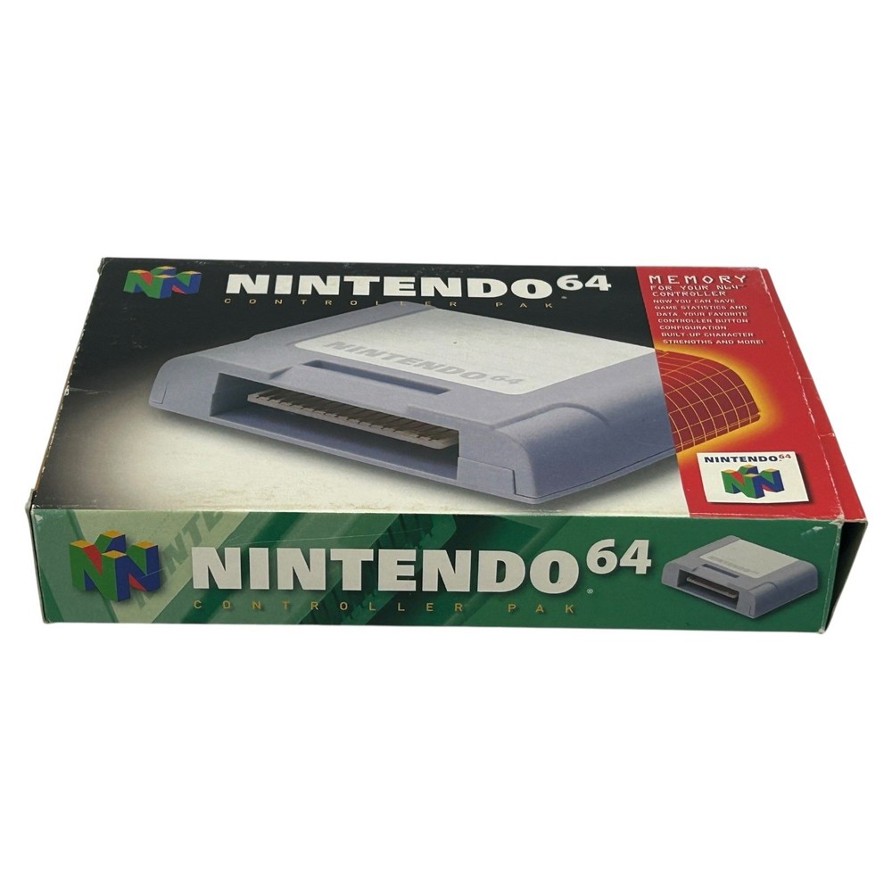 Nintendo 64 N64 Memory Controller Pak OEM Authentic Complete CIB w Box Tested