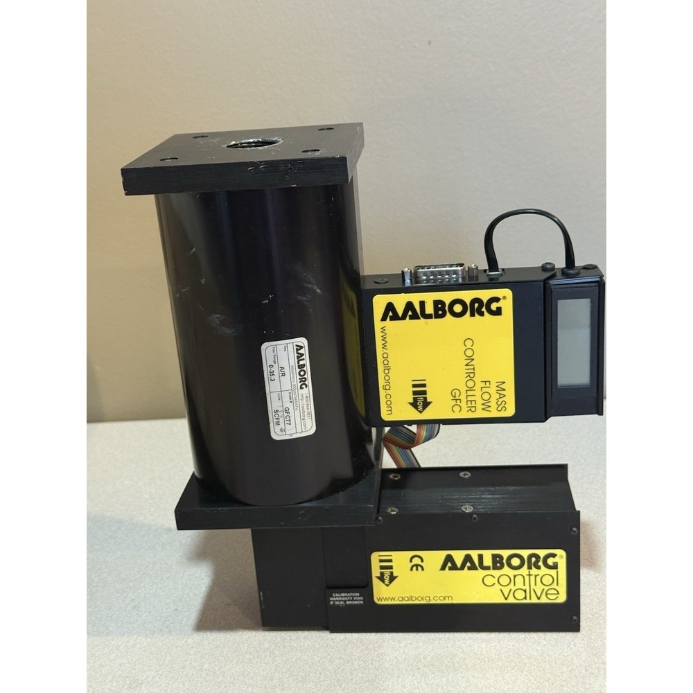 AALBORG Air Mass Flow Controller Meter Flow Range 0-35.3 Model GFCS-013829