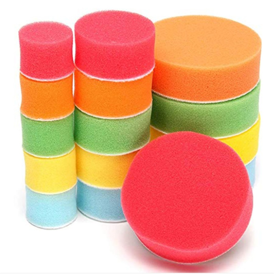 29Pc/Set Drill Buffing Buffer Polishing Pad Mix Size M14 Backing Pad Adapter USA