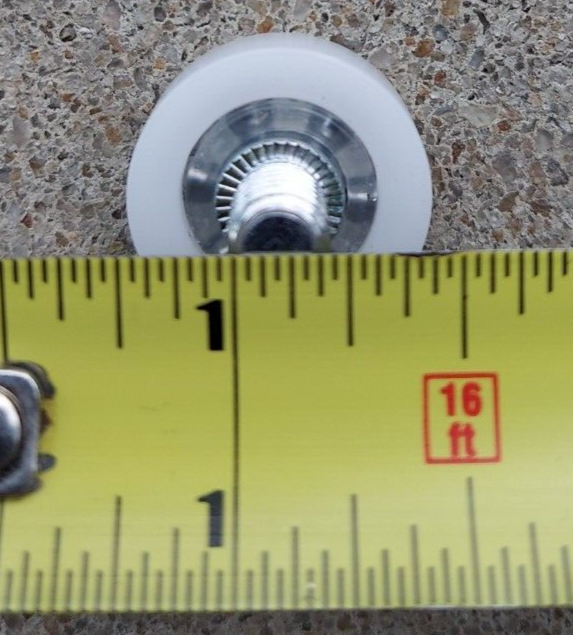 19mm 3/4" Nylon POM Cash Drawer Tray Roller Wheel Fits HS DR-19 & RM DR-190D