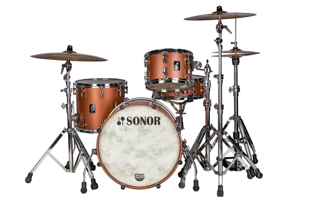 SONOR SQ1 22" 3-PC SHELL PACK-SATIN COPPER BROWN