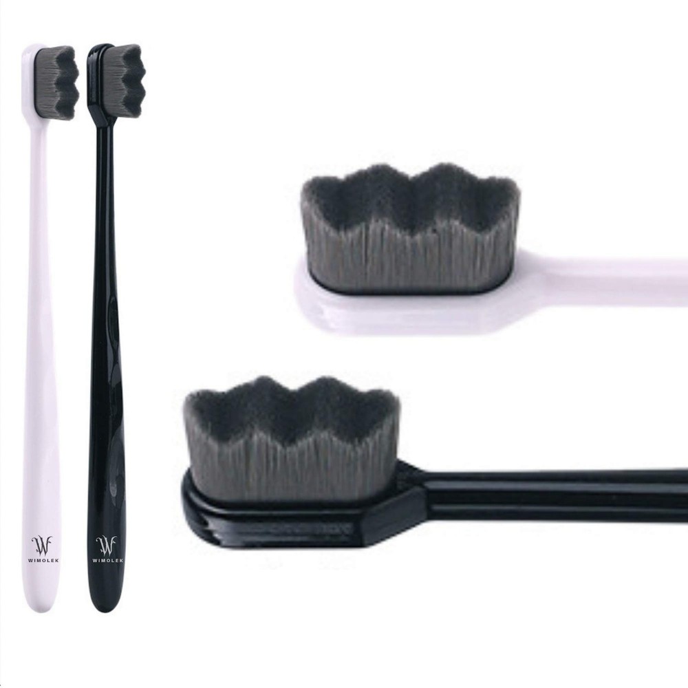 Extra Soft Toothbrush for Sensitive Gums and Teeth. Micro Nano Toothbrushes w...