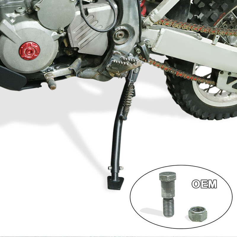Fit For Suzuki DRZ400S/DRZ400SM 1999-2023 Adjustable Sidestand Kickstand Black