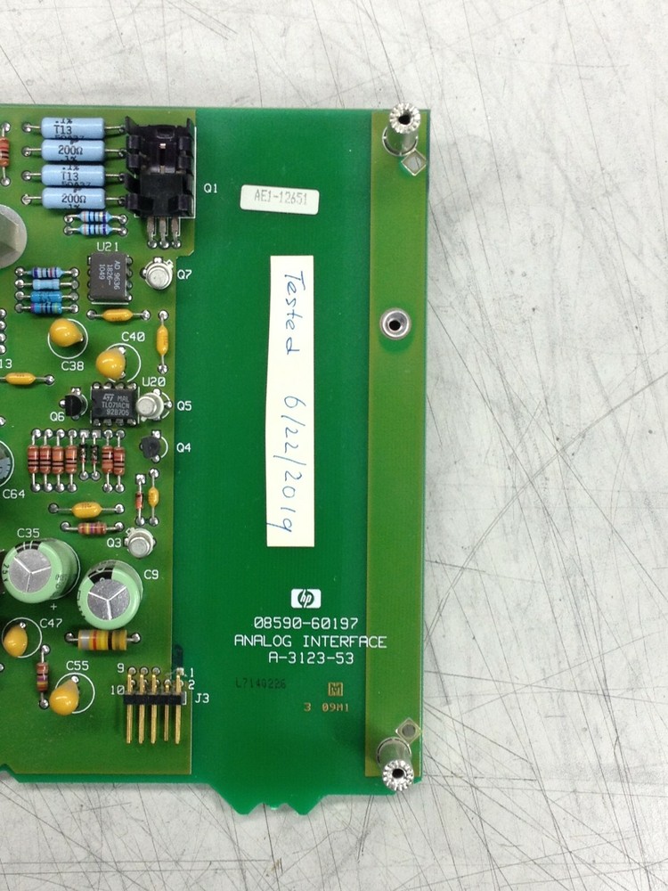 HP/Agilent 8590-60197 Analog Interface PCB , tested 8591
