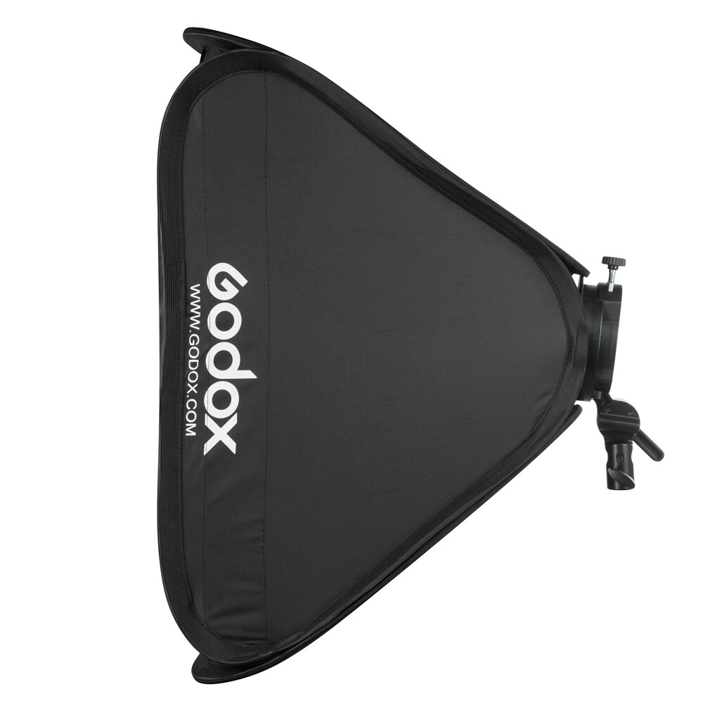 Godox 80X80cm Foldable Flash Grid Softbox,S2 Bracket+light stand for flash light