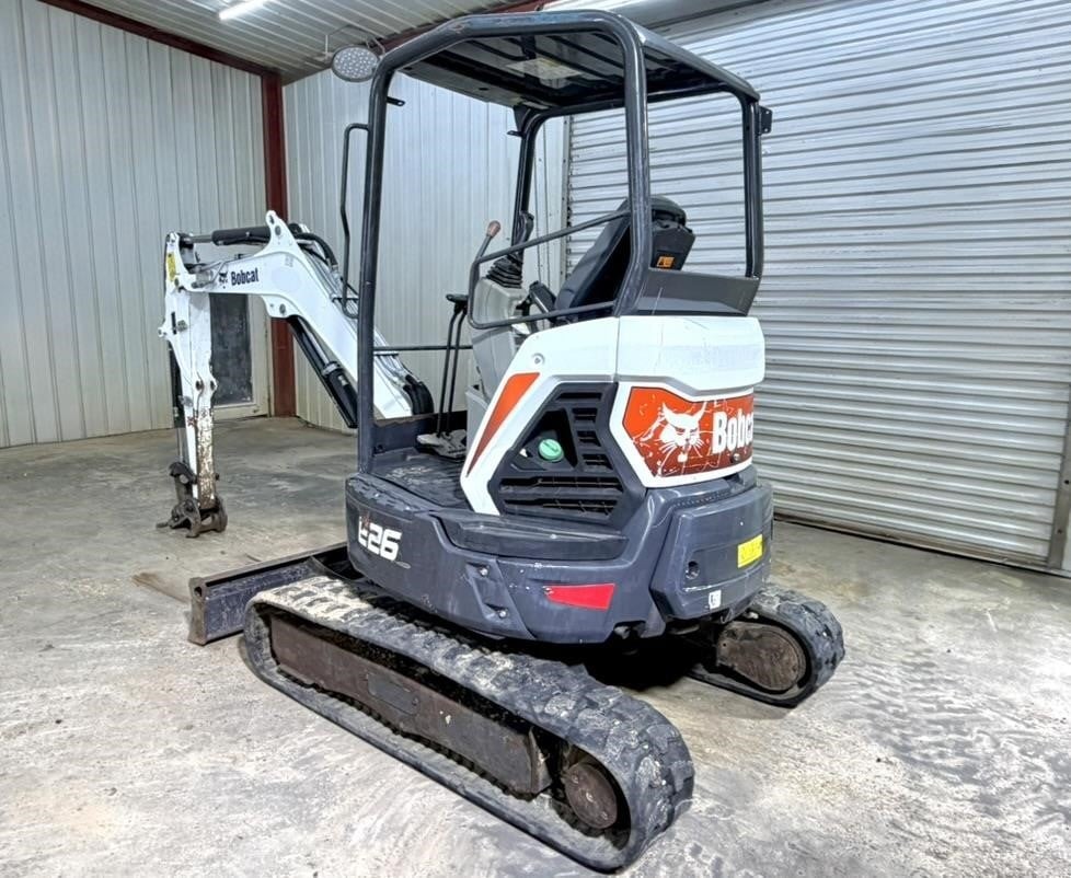 2022 BOBCAT E26 OROPS STRAIGHT BLADE MINI COMPACT TRACK EXCAVATOR