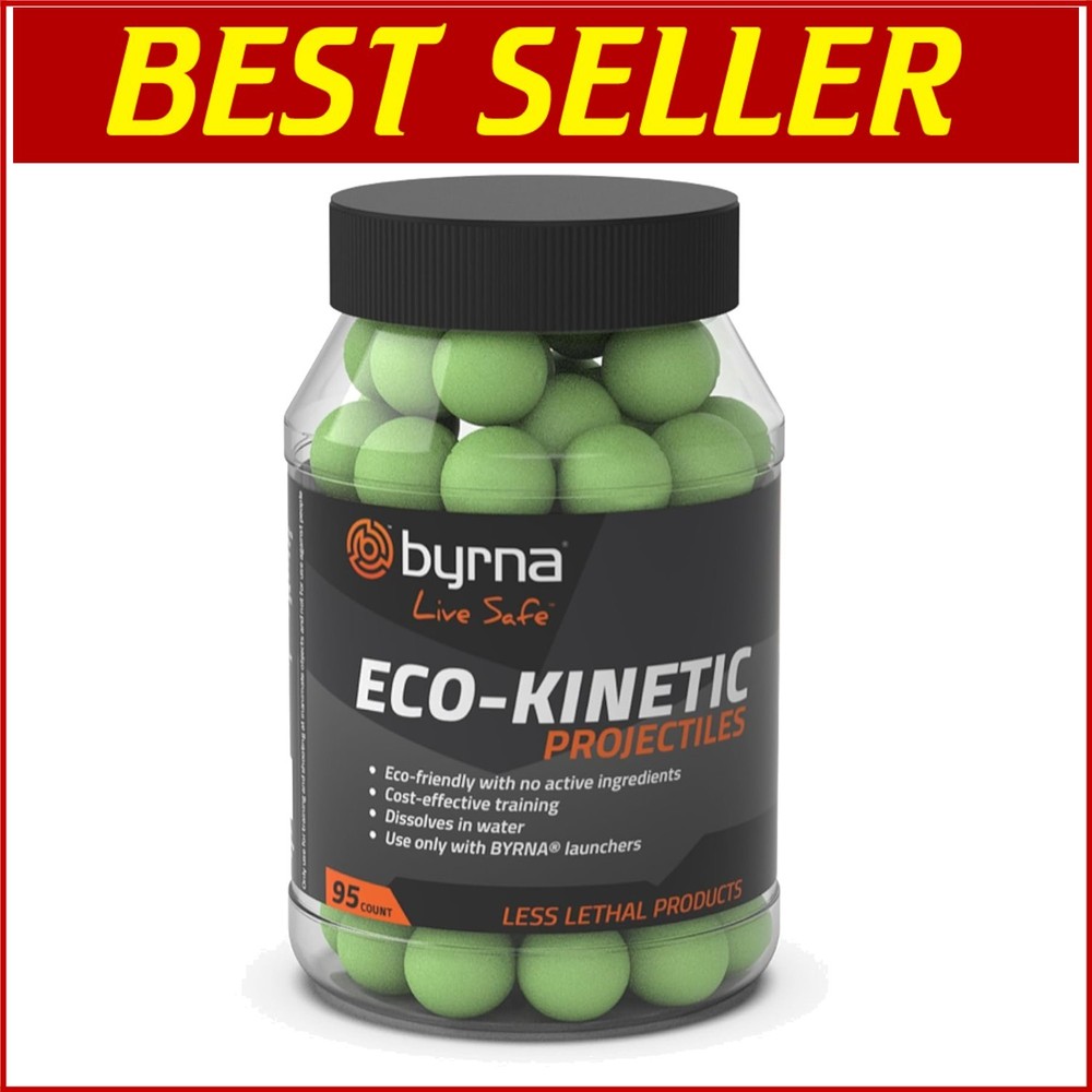 0.68 Caliber Eco-Friendly Projectile Rounds with Visual Impact Technology