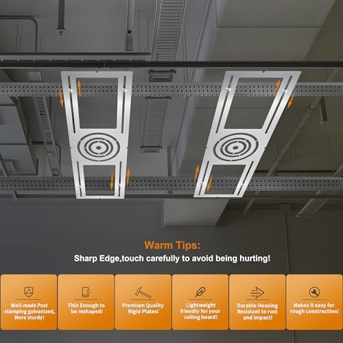New Construction Mounting Plate, 3-4-6 Inch, LED Recessed 24 Pack Silver