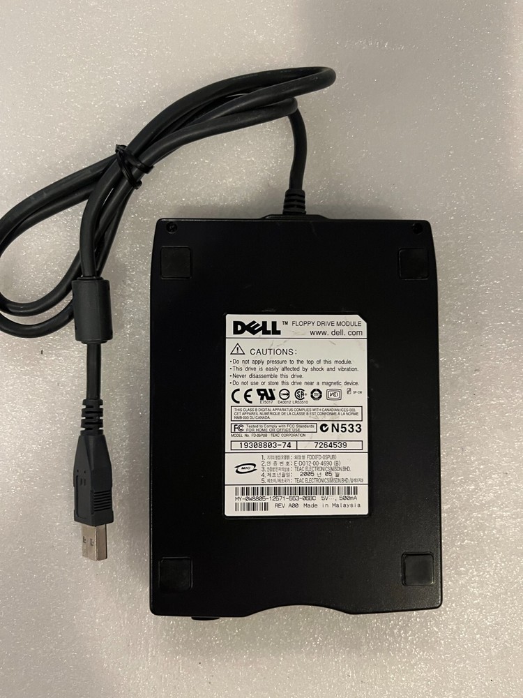 Dell USB External Floppy Drive, Tested