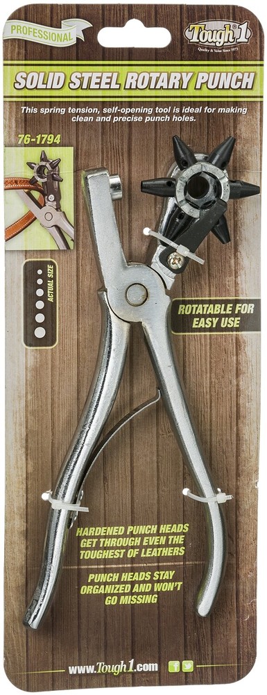 Tough 1 Pro Rotary Leather Hole Punch -