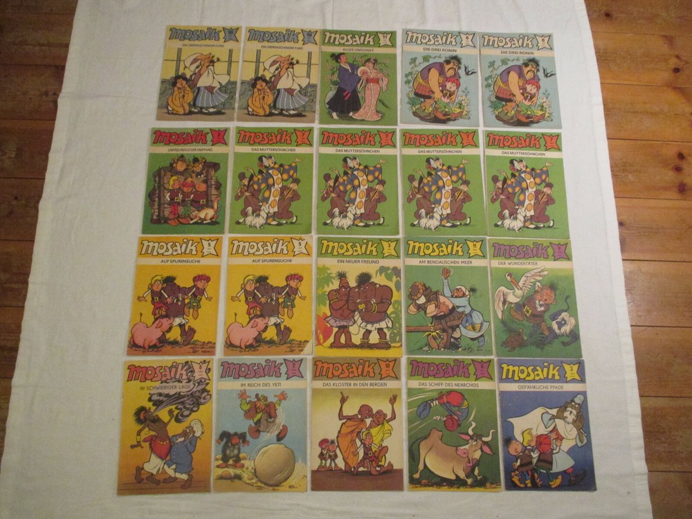 Mosaic GDR Comics Convolution 80s 59 Pieces