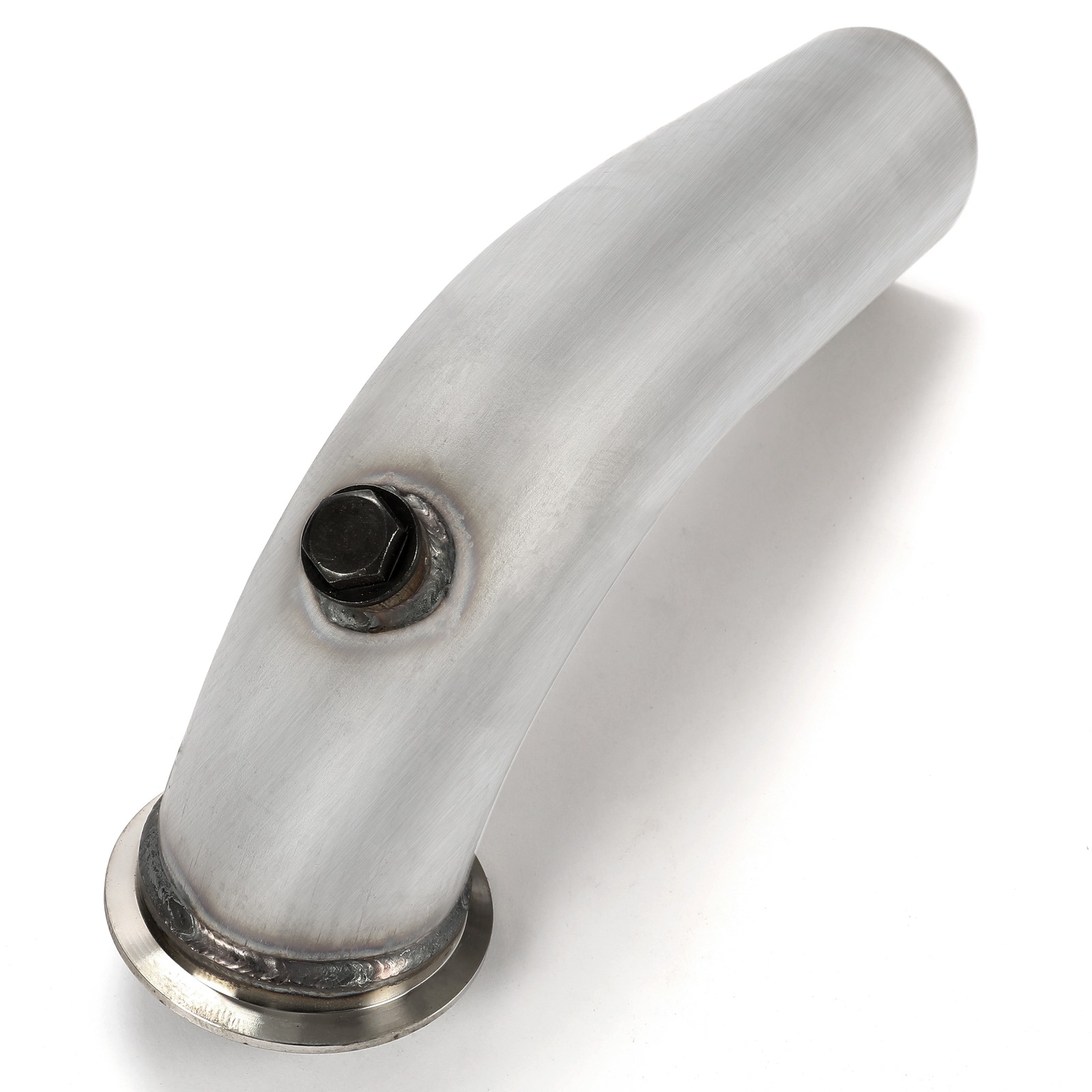 3" V-Band Adapter Down Pipe 90 Degree For Turbo HY35 HE351 409 Stainless Steel