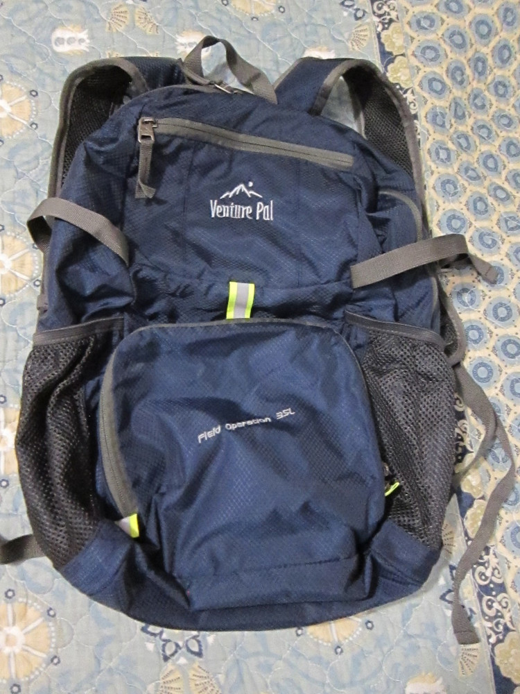 Venture Pal Field Operation 35L Blue Lightweight Packable Backpack