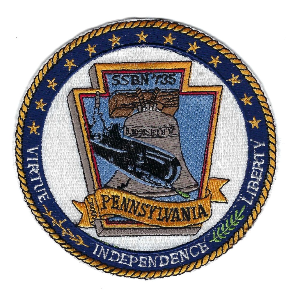 SSBN-735 USS PENNSYLVANIA (5 INCH) patch