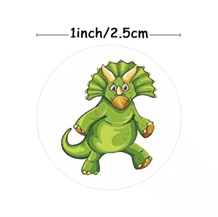 100 Dinosaurs Stickers for Laptops and Notebooks