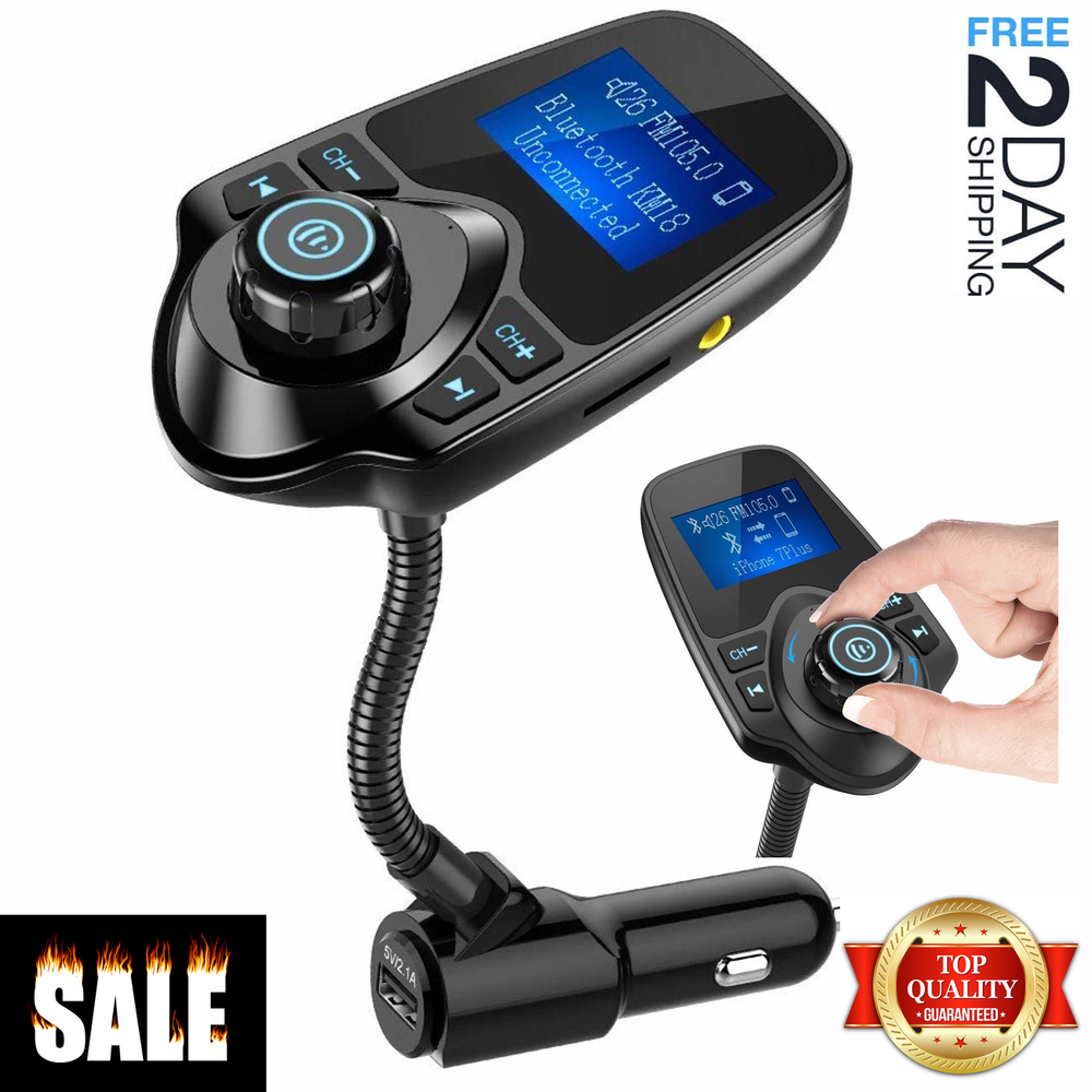 Coche Bluetooth Mp3 Inalambrico Autos kit para Adaptador de Radio Transmisor FM