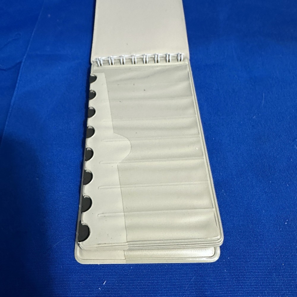 Vintage HP Hewlett-Packard Blank Program Cards Case w/ Handwritten Programs