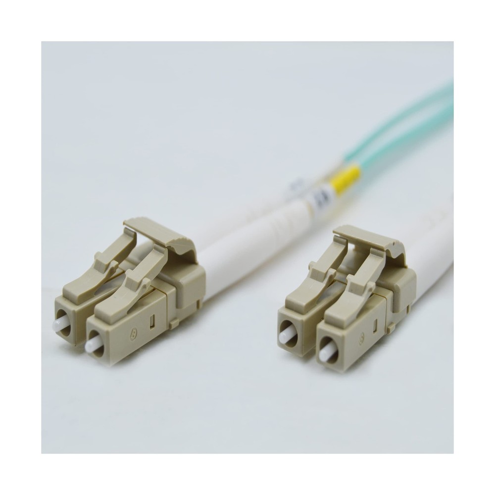 FCD LC LC OM3 Plenum Fiber Optic Patch Cable – Flame-Rated OFNP Corning Gl
